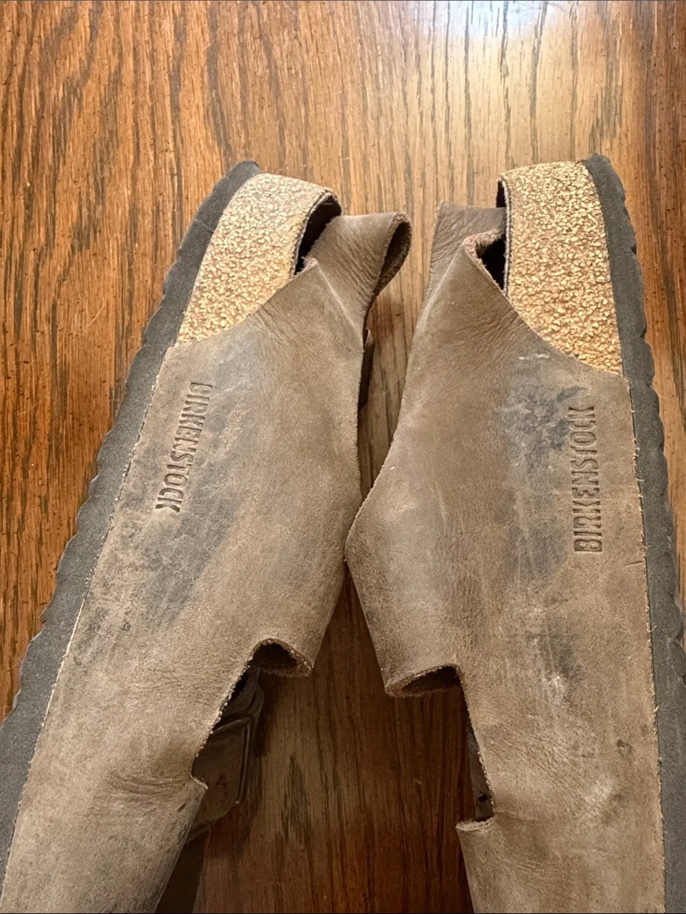 Birkenstock Brown Dual-Buckle Suede Sandals with Backstrap